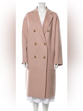 Acne studio pink coat cashmere wool coat